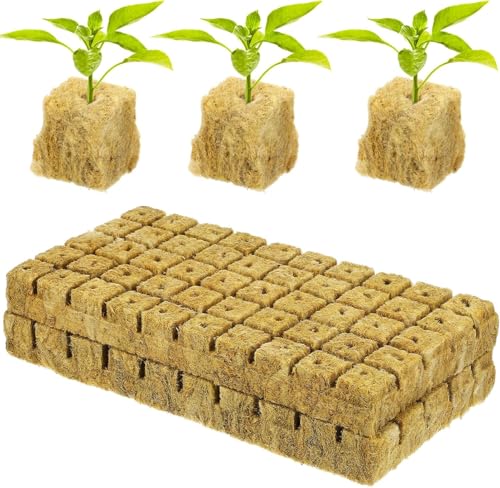 HASTHIP® 100Pcs Seed Starter Rockwool Hydroponics Growing Seed Starter Cubes 0.98 inches Rockwool Cubes Cubes Seedling Cubes Cuttable Rockwool Pad for Plant Seeds, Flower Seeds, Vegetable Seeds HASTHIP® 100Pcs Seed Starter Rockwool Hydroponics Growing Seed Starter Cubes 0.98 inches Rockwool Cubes Cubes Seedling Cubes Cuttable Rockwool Pad for Plant Seeds, Flower Seeds, Vegetable Seeds